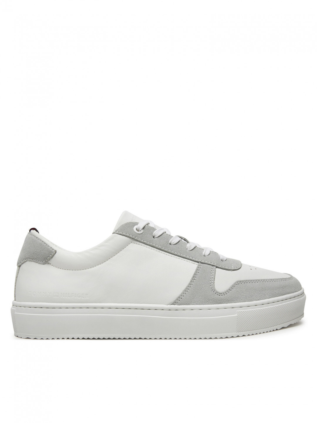 Tommy Hilfiger Sneakersy Premium Corporate Lth Mix FM0FM05244 Bílá